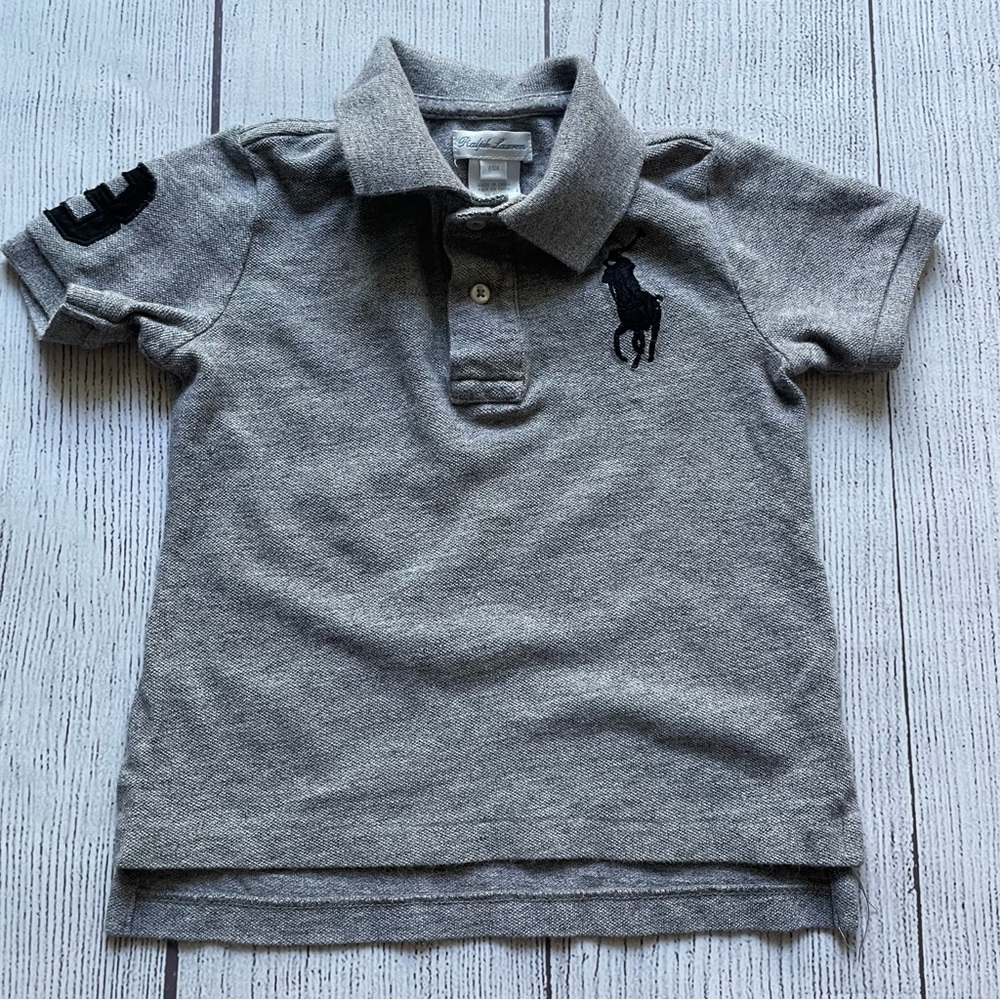 Ralph Lauren Grey Polo Size 24 months